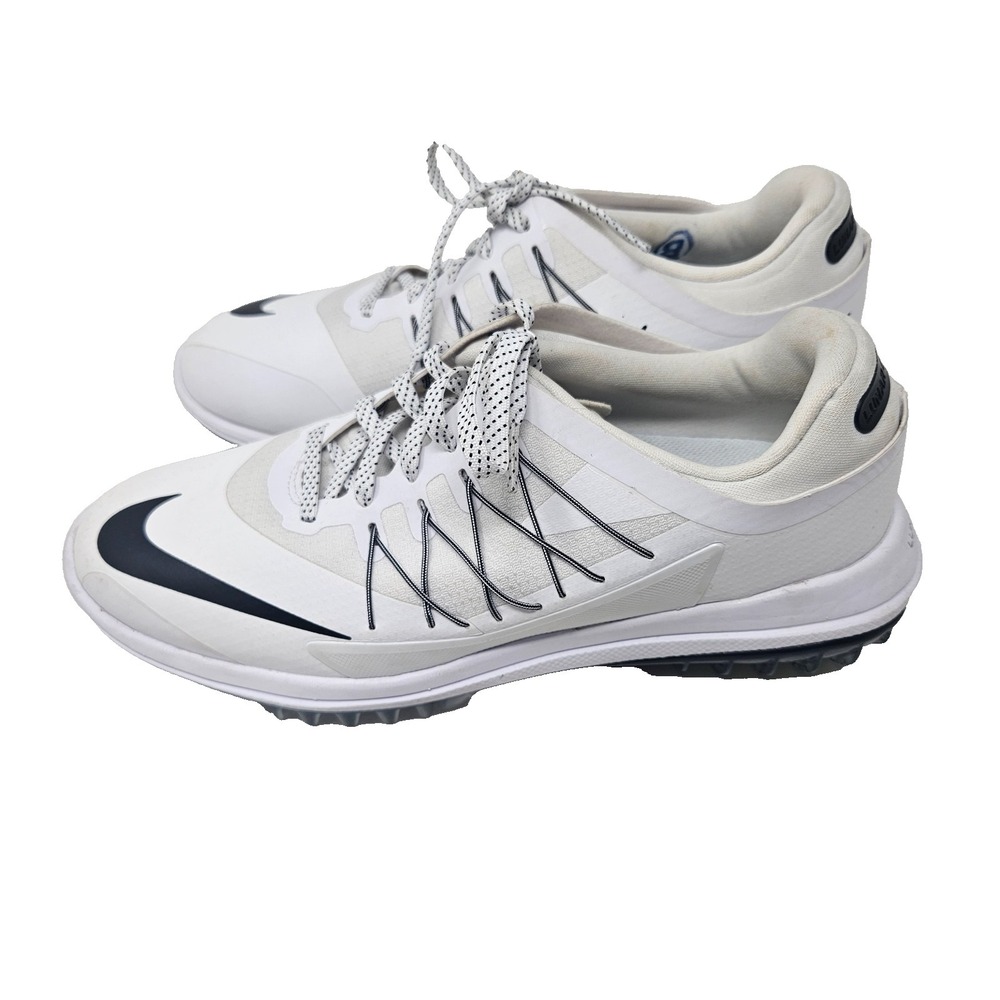 Nike Men's Lunar Control Vapor Golf Shoes White Size 8 Wide 849972-100 "B GRADE